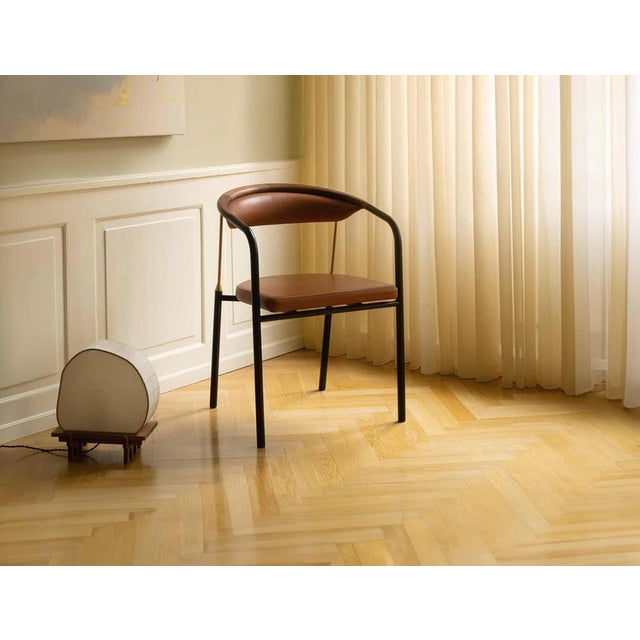 Chairman Chair in Oak with Upholstery in Cognac by Henrik Tengler for One Collection For Sale - Image 16 of 17