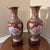 beautiful pair of Cloisonné Vases, great size and subject matter! unusual colors with pretty flowers and butterflies. you...