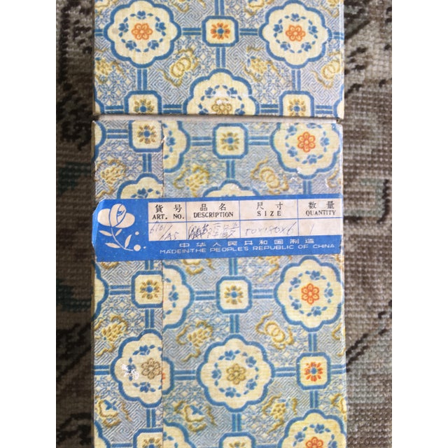 Beige Collectible Vintage Chinese Export Hand-Painted Gracie Wallpaper Six Panels Chinoiserie Birds and Flowers For Sale - Image 8 of 13