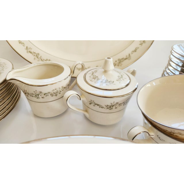 Vintage Noritake Ivory China - Parkridge (7561) Pattern Assortment- 60 Pieces For Sale - Image 11 of 12