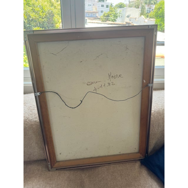 Contemporary 1980s Portrait Painting of Lady, Framed For Sale - Image 3 of 4