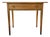 Midcentury Americana Maple Writing Desk With Wooden Knobs For Sale