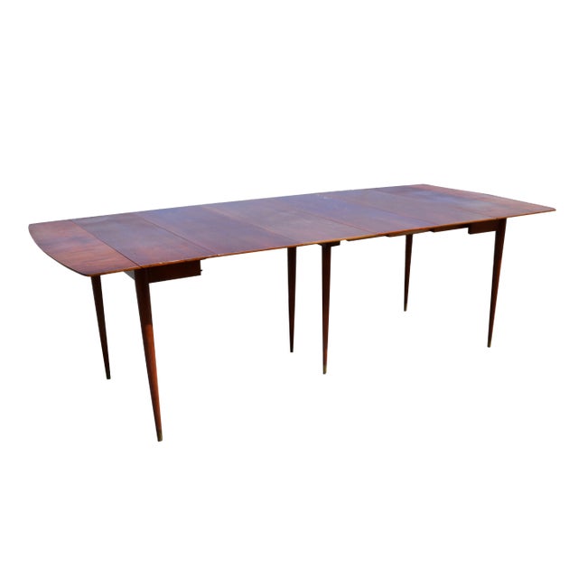 1950s John Widdicomb Extension Dining Table For Sale