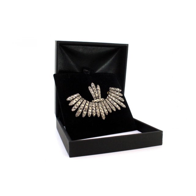 Gold and Silver Brooch For Sale - Image 5 of 11