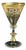 Antique Enamelled and Gilt Glass Goblet by Hermann Pautsch, 1890 For Sale