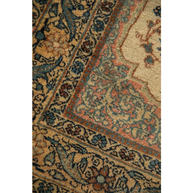 Vintage Tabriz Square Rug Mat - 2'1" X 2'6" For Sale - Image 9 of 10