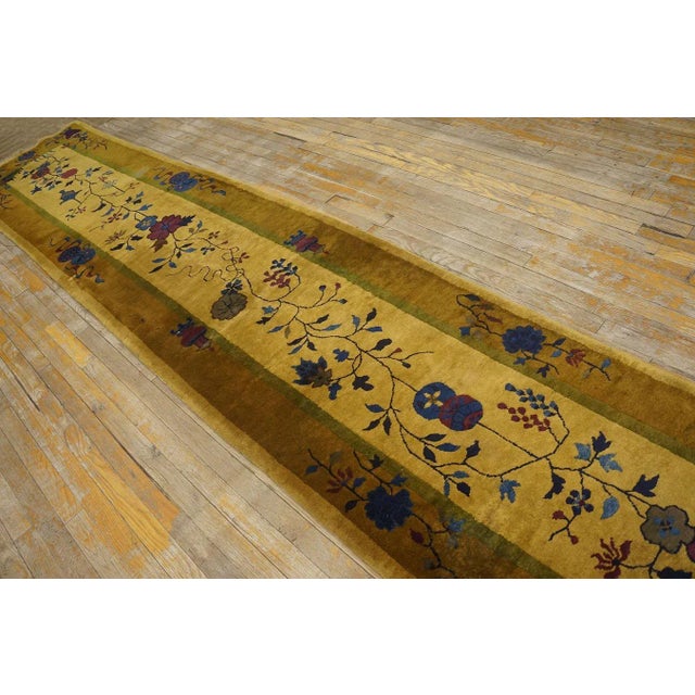 1920s Chinese Art Deco Runner Carpet ( 2' 6'' x 19' 3'' - 76 x 586 ) For Sale - Image 11 of 12