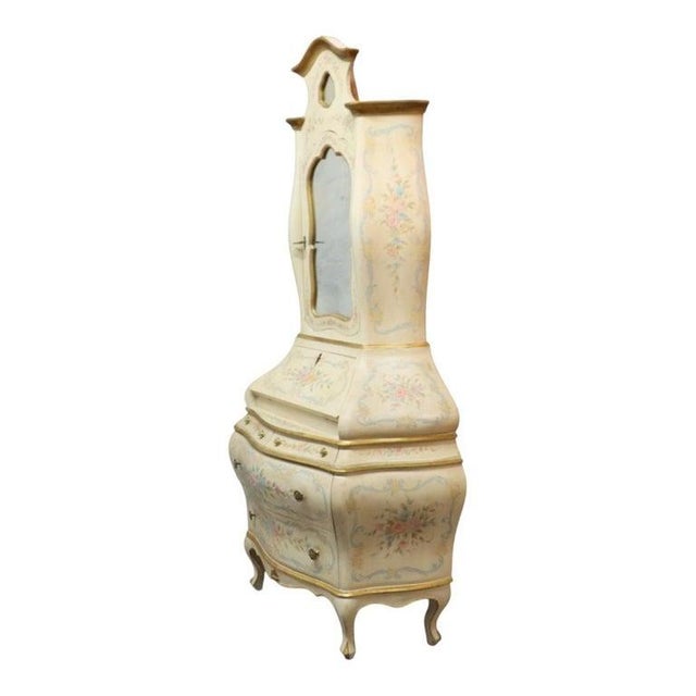 Niccolini Italia Hand Painted Lady’s Bombay Secretary Desk 20thC For Sale - Image 6 of 17