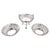 Antique Edwardian Sterling Silver Table Centre Dishes, 1906 For Sale - Image 13 of 13