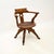 Antique Victorian Gothic Revival Oak Swivel Chair, 1870s For Sale - Image 11 of 11