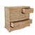 Matthew Izzo Home Celine Four Drawer Woven Rattan Chest With Satin Brass Drawer Pulls and Soft Slide Drawers For Sale - Image 11 of 12