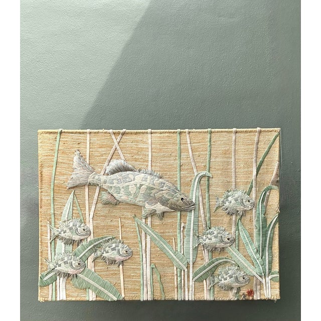 Vintage Don Freeman Undersea Fiber Art For Sale - Image 12 of 12