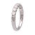 Tiffany & Co. Platinum Forever 7-Stone Half Circle Diamond Band Ring 0.57cts, Size 5.5 For Sale In New York - Image 6 of 8