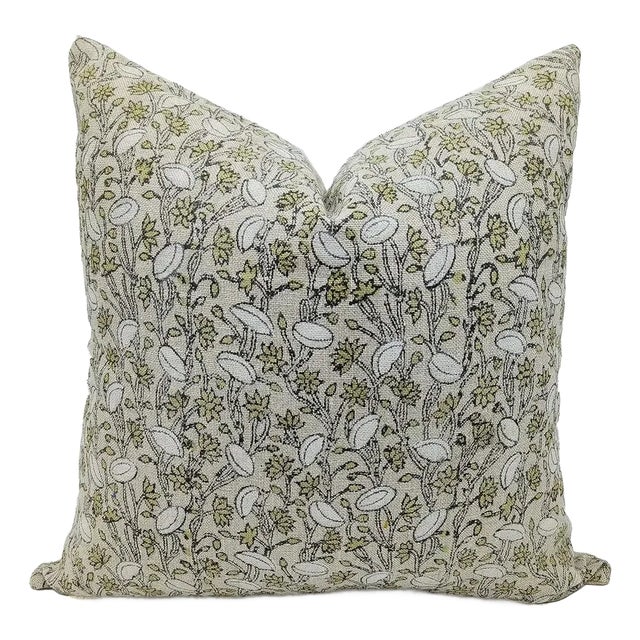 Fabdivine Vintage-Inspired Handcrafted Cushion Cover 14x14 Inch -Pista For Sale