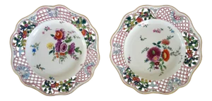 Decorative Porcelain Wall Plates from Herend, Hungary, 1900s-1920s, Set of 2