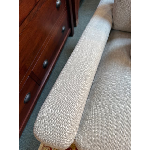 Restoration Hardware Belgian Slipcover Sofa For Sale - Image 10 of 14