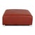 Animal Skin Living Landscape 755 Ottoman in Red Leather from Walter Knoll / Wilhelm Knoll For Sale - Image 7 of 9