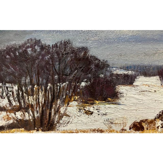Dmitrij Kosmin Dimitri Kosmin, Winter Has Arrived, 1985, Oil Painting For Sale - Image 6 of 7