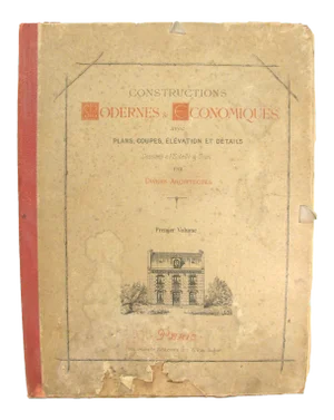1880s French Architectural Lithograph Folio, 25 Sheets
