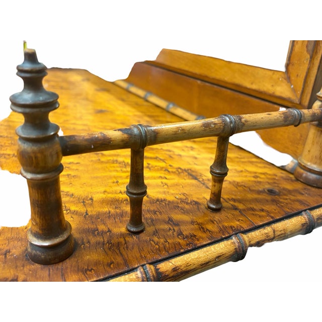 Chocolate Late 19th Century Rj Horner Aesthetic Movement Faux Bamboo Tall Lock Side Dresser, Attributed For Sale - Image 8 of 12