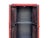 Oriental Classic Slim Red Lacquer Narrow Tall Storage Cabinet For Sale - Image 10 of 10