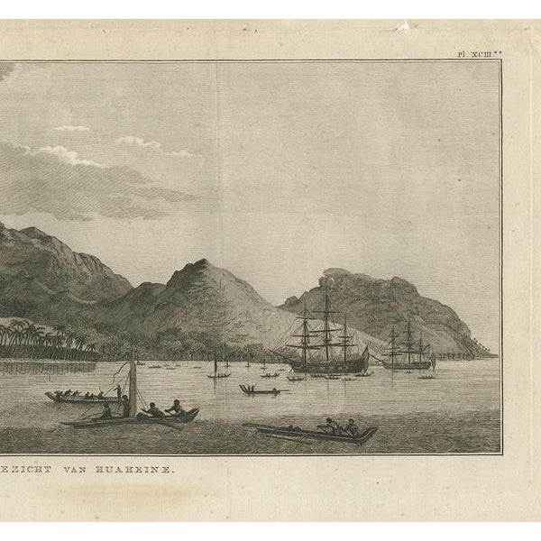 J. Cook, Huaheine II, 1803, Print For Sale - Image 4 of 5