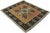 53647 Vintage Turkish Oushak Rug, 01'09 x 02'01. This hand-knotted wool vintage Turkish Oushak rug offers a strikingly...