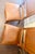 Bernhardt Pair of Bernhardt Handcrafted Wood & Leather Dining Chairs Made in Thailand For Sale - Image 4 of 11