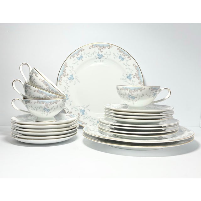 Imperial “Seville” 21-Piece Porcelain Dinnerware Set, Service for 3+ Excellent condition. No chips, cracks, or fleabites....