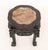 Chinese Red Marble Inset Hongmu Low Pedestal Table For Sale - Image 4 of 6
