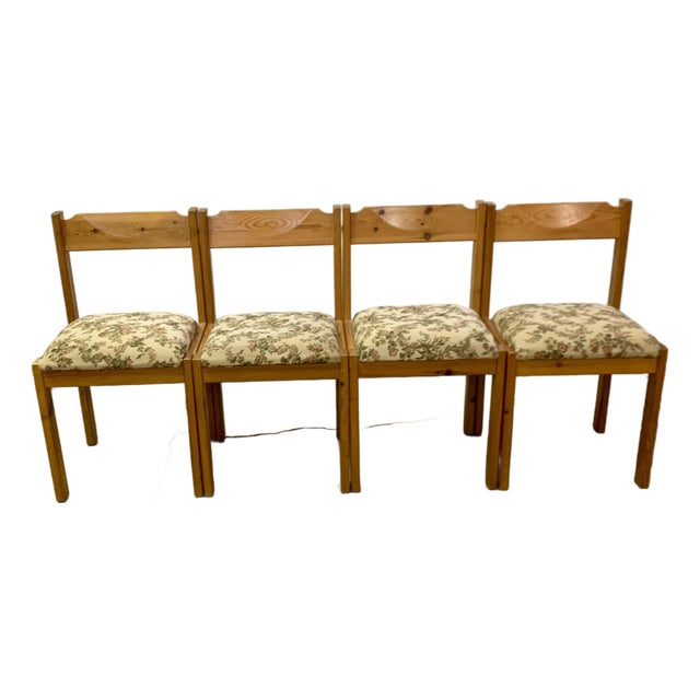 1960s Danish Mid-Century Set of Four Chairs by Findahl Mobler a/S Denmark For Sale