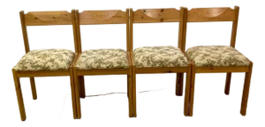 1960s Danish Mid-Century Set of Four Chairs by Findahl Mobler a/S Denmark