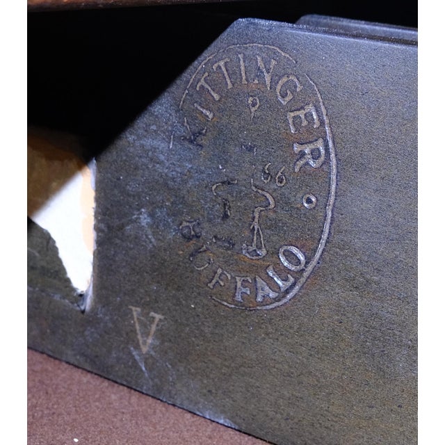 Kittinger Ebonized Base Flip Top 64” Long Console Dining Table c1960s MINT! For Sale - Image 6 of 18