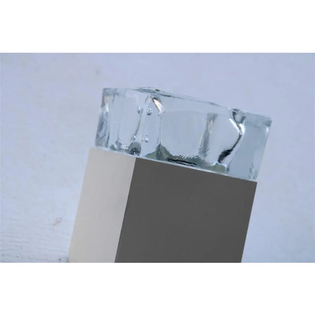 Metal Metal and Murano Glass Wall Lamp from Sciolari, 1970s For Sale - Image 7 of 9