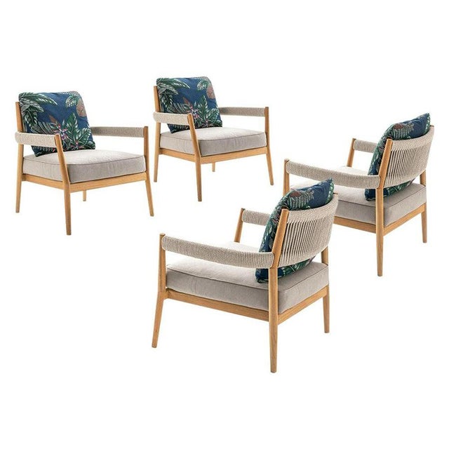 Dine Out Armchairs by Rodolfo Dordoni for Cassina, Set of 4 For Sale - Image 11 of 11