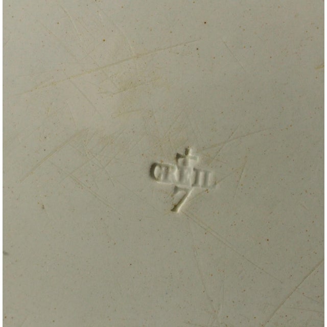 1830s Creil Et Montreau French Faience Polychrome Transfer Plate Country Girl For Sale - Image 13 of 14
