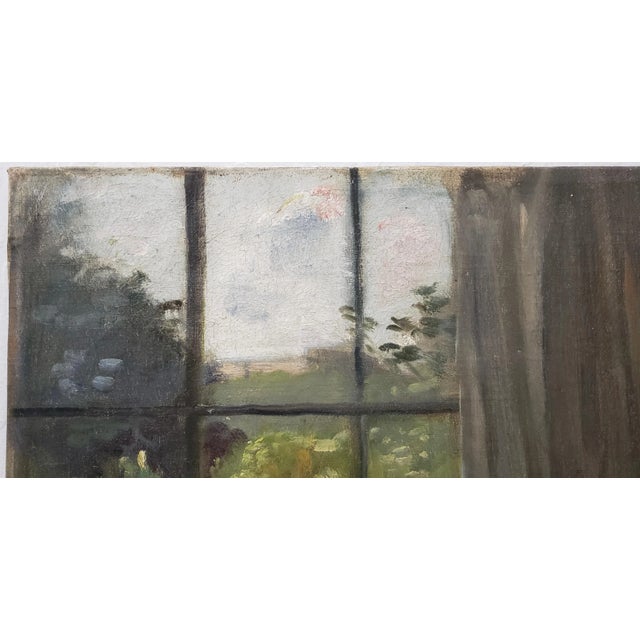 1920s Herman Lipot (Hungarian, 1884-1972) "The Artist and the Model" Original Oil Painting C.1927 For Sale - Image 5 of 11