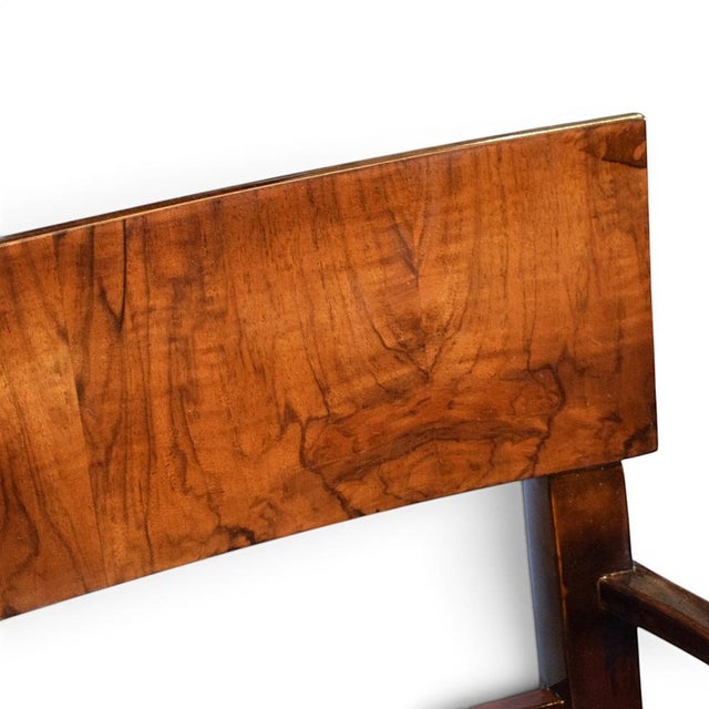 Wood Vintage Art Deco Armchair in Wood, 1930s For Sale - Image 7 of 10