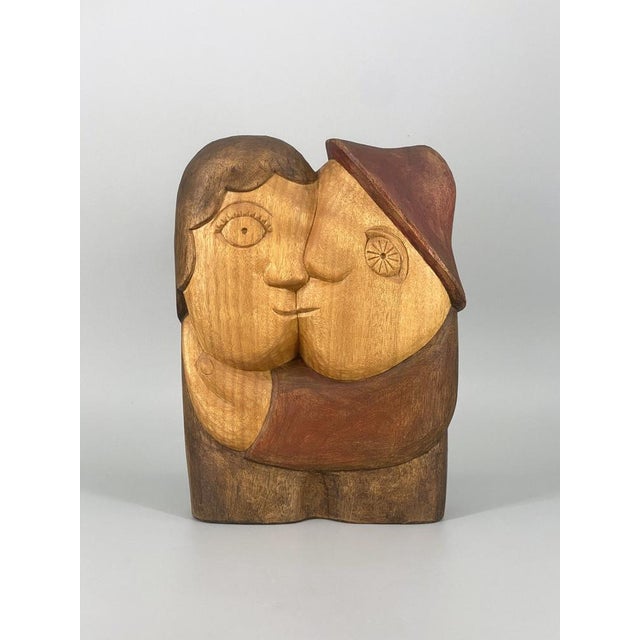Henryk Zegadlo, Lovers, 1980s, Wood For Sale - Image 11 of 11