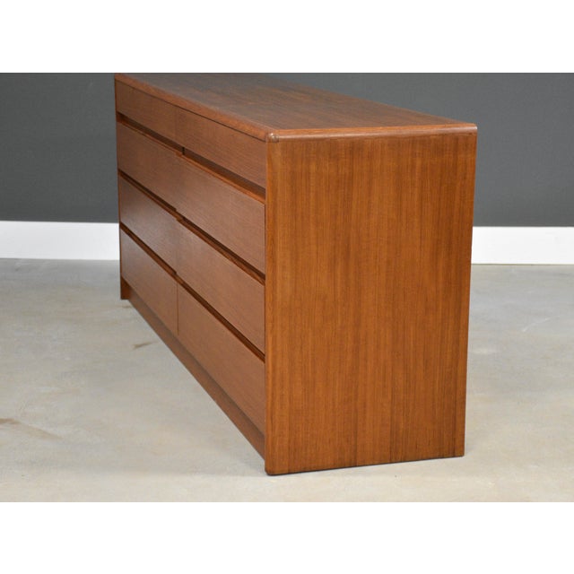 Mid-Century Modern 1960s Danish Modern Teak Dresser by Nordisk Andels-Eksport For Sale - Image 3 of 9
