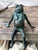 Vintage Bronze Seated Frog Garden Ornament For Sale - Image 17 of 18