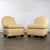 Late 20th Century Modern Round Back Slipper Chairs by Hickory Kay Lyn Tan Upholstery a Pair For Sale - Image 18 of 18