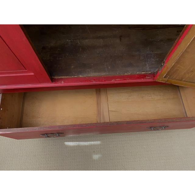 Wood Edwardian Art Nouveau Armoire For Sale - Image 7 of 11