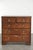 This beautiful, large, colorful English chest of drawers dates from the 18th century and is made of oak. It has 5 drawers,...
