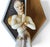 1950s Vintage Mid Century Modern Lucite Moss Table Lamp W/ Hedi Schoop Ceramic Figurine For Sale - Image 5 of 9