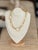 Gold Vintage Italian 18k Gold Modernist Open Link Necklace For Sale - Image 8 of 10