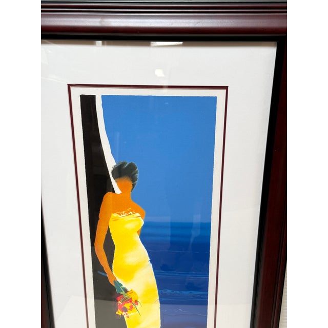 Circa 2002 Emile Bellet Adossee a La Mer Lithograph Artist Proof Edition 65/100 For Sale - Image 10 of 12