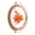 Herend Hungary Chinese Bouquet Rust Handled Mini Tray Apponyi Orange 7788 Designer Ceramics 1989 150 Anniversary Porcelain Handcrafted Decor For Sale