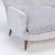 An Italian Wingback, Drop Arm Upholstered Settee C. 1950 For Sale - Image 4 of 6