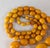 Art Deco 20th Century Butterscotch Egg Yolk Baltic Amber Bead Necklace For Sale - Image 3 of 12